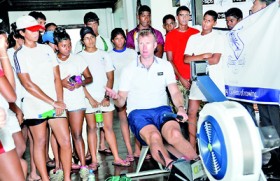 Mah Drysdale at the Royal Thomian Regatta