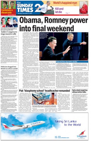 Cover – Sunday Times 2