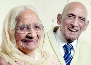 Karam and Katari Chand have been married for 87 years