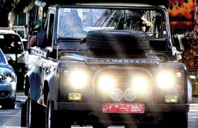 Crackdown on over-bright vehicle headlamps