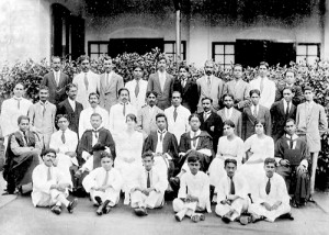 From the Ananda College archives: A staff photo from the early 1920s