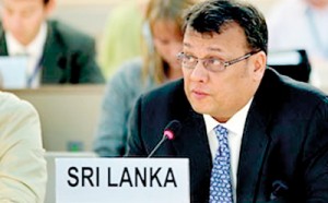 The  President’s Human Rights Special Envoy Mahinda Samarasinghe at the UNHRC sessions