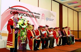 The Start for a Brighter tomorrow : A Glimpse of the IIHE Graduation 2012