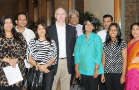 Alex meets families of CSBSJU students