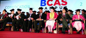 Head Table Members at BCAS Convocation 2012
