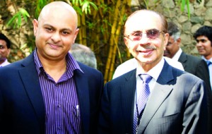 Seen here is BBDO Lanka MD Santosh Menon with CII President Adi Godrej.