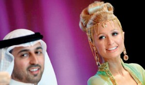 Paris Hilton, pictured in Dubai in 2009, has just opened one of her handbags and accessories stores in Mecca