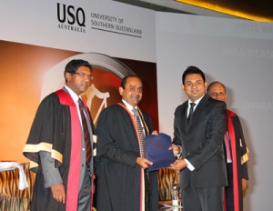 Recipient of the USQ Australia, Dean's Award  - S. Jayaratna