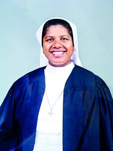 Present Principal Rev.Sr.Disna Siyaguna