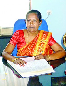 The Present Principal Mrs. P.N.Rajapaksha