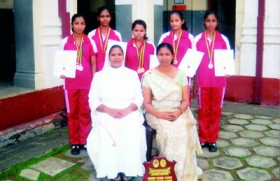 Sacred Heart Convent Galle gymnastic champs