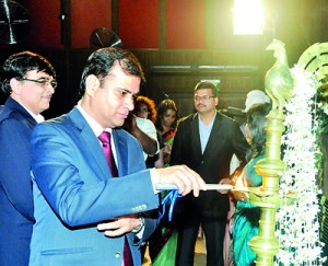 Naveen Rajlani. Senior VP School & Edexcel – Academic, Pearson Education lighting the oil lamp