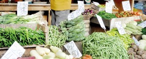 Who’ll buy these veggies at Manning Market: Vegetables are fast becoming a luxury commodity to a large segment of society.Pic by Indika Handuwala