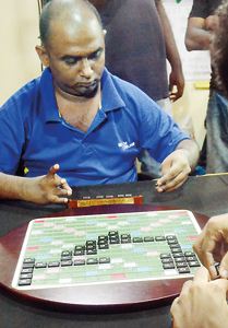 Lakshan Wanniarachchi is a seven-time Scrabble National Championship winner. Pix by Hasitha Kulasekera