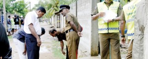 A recent crime scene in Puttalam. Pic by Hiran Priyankara Jayasinghe