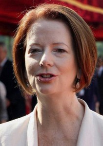 Australian Prime Minister Julia Gillard