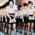 Chinese firefighters teach hostess girls in mini-skirts and stilettos