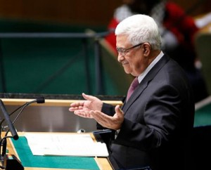 Palestinian President Mahmoud Abbas  addresses the United Nations General Assembly (REUTERS)