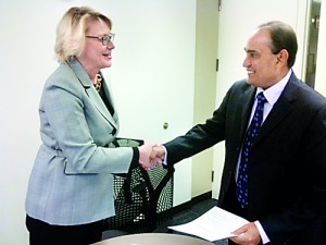 Sheri Noren Everts --Vice President for Academic Affairs and Provost-- Illinois State University & Professor Lalith Gamage