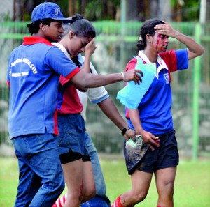 Rugby is a game the chances of a player getting  injured is great.  Therefore player safety plays a great role. - File Pic