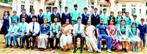 Seated (from left): Ashan Ratnayake, Gyrika Aluthge (Captain), David Hawks (TIC), Sasini Senaratne (Coach), Jithma Perera (Head Coach), Anusuya Philips (Deputy Principal), Nikitha Grero (Director), P. Prakashpathy (Principal), Sameera Pathum (Sport Coordinator), Nirmaline Perera (TIC), Maneesha Lakmali (Captain), TImasha Fernando.Standing (from left): Pankajani Vihara, Sandamini Senanayake, Rakshana Jayasekara, Haridha Mohan Raj, Abhishek Nelson, Ryan Abeygoonasekara, Sasanka Aluthge, Keuse Lawrence, Kevin Stelon, Heshara Aluthge, Devaprashanth Periyasamy, Nadun Shanaka, Anne Nirushala, Vimansha Shamini, Sanjalee Nimanthi, Ronal Abeygoonasekara, Bonnie Franklin.