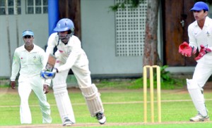 S. Thomas’ hosted Richmond College Galle in the third term, an Under-19 schools cricket match outside the tournament conducted by SLSCA. 					- Pic by Ranjith Perera