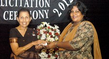 Felicitating past teachers of St.Joseph’s Girls School, Nugegoda