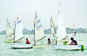 Sailing along the blue horizon