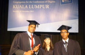 Students of Oxford College of Business attend the Heriot Watt University Graduation in Malaysia