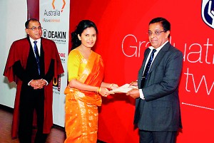 Mr. Eastman Narangoda Former Chairman Seylan Bank presenting awards