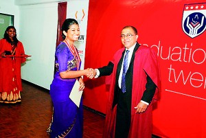 Shehani Niranga was awarded the Most Outstanding Student-Enrolled Nursing