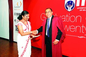 Piumi Dinusha was awarded the Most Outstanding Student-Biotechnology 2012
