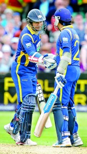 It was a good inning chum, but we have to keep batting for some time more, said Sangakkara to Mahela.