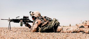 A US marine in action: In 18 years, there will not be any hegemonic power in the world. Pic courtesy marines.com
