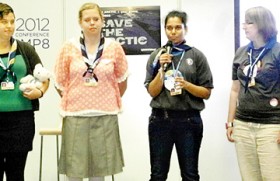 Chathushka represents Sri Lanka at COP18