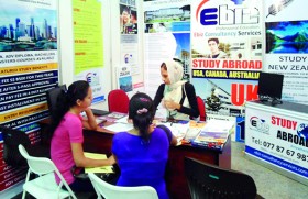 Latvian university admission at Cinnamon Lakeside and Kandy City Centre