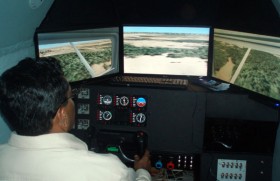 Experience a Flight Simulator at the ‘Aviator’ Stand at EDEX 2013