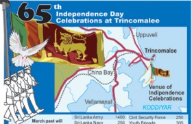 Trincomalee spruced up for Independence Day celebrations