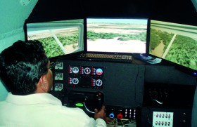 Experience a Flight Simulator at the ‘Aviator’ Stand at EDEX 2013