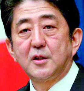 Japanese Prime Minister Shinzo Abe