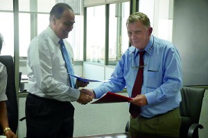 SLIIT President and CEO Professor Lalith Gamage and Professor Michael Burns