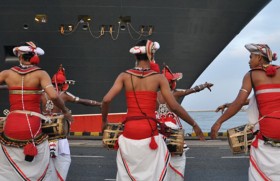 World’s largest luxury passenger liner calls over at Colombo Port