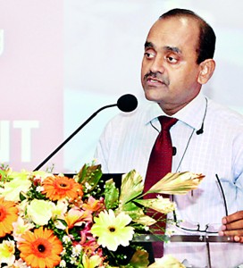 CA Sri Lanka President, Mr. Sujeewa Rajapakse, addressing the audience