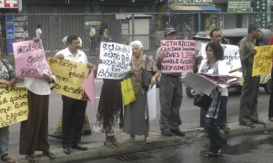 Golden Key depositors protesting