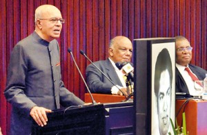 Nirupam Sen delivering the oration