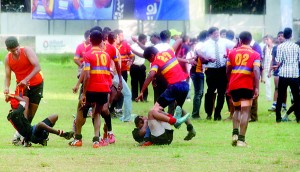 Neither should rugby grounds and occasion be taken as an outing for hooligans to bring in outside issues to start a brawl