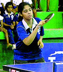 The most Outstanding Player of the tournament ( Girls’) Erandi Warusavithana of Dharmasoka College,  Ambalangoda