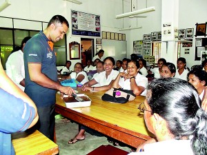 During a cookery demonstration session