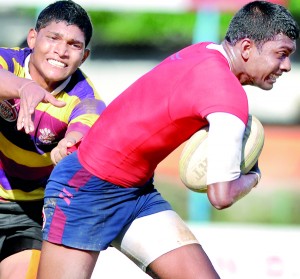 The Schools All-Island U-20 Division I Sevens tournament which was held last weekend produced a few upset wins but hardly saw the emergence of potential Sevens players. - Pic by Amila Gamage