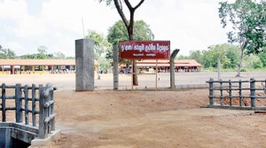 A helping hand: Land for the school was donated by the Chief Incumbent of Mahindaramaya Temple